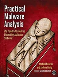 Capa do livro "Practical Malware Analysis"