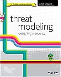 Capa do livro "Threat Modeling"