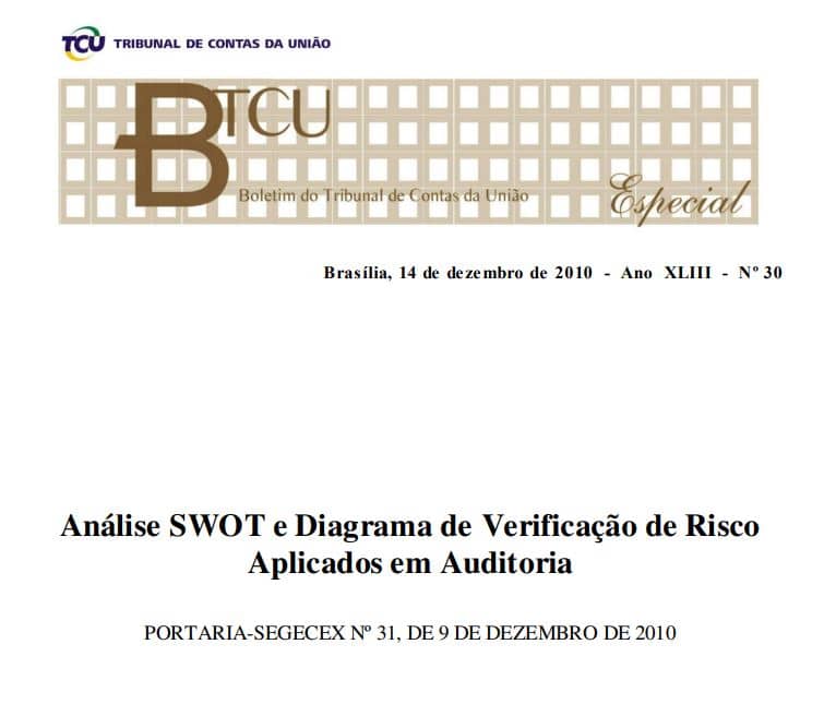 Técnica SWOT e Diagnóstico de Visão de Riscos (DVR): Ferramentas Estratégicas no Contexto do TCU